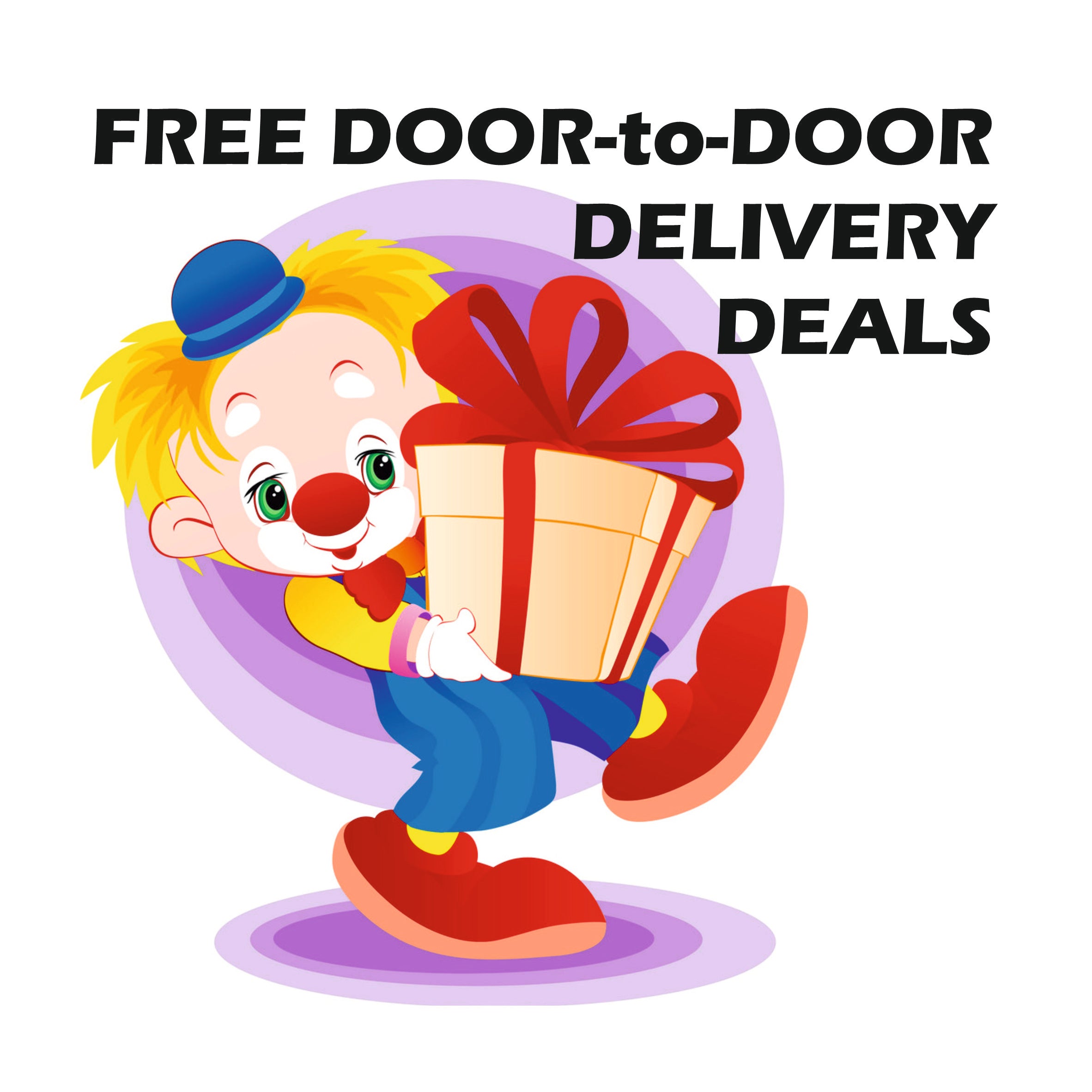 FREE DELIVERY DEALS Canvas Clowns