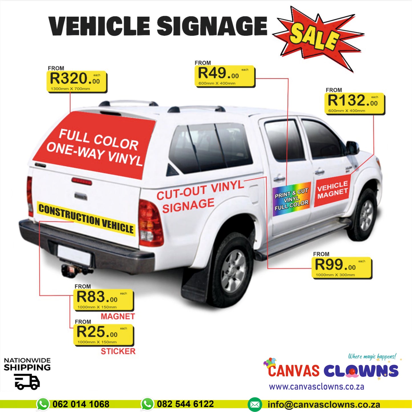 Custom Vehicle Signage Solutions – Boost Your Brand on the Go!