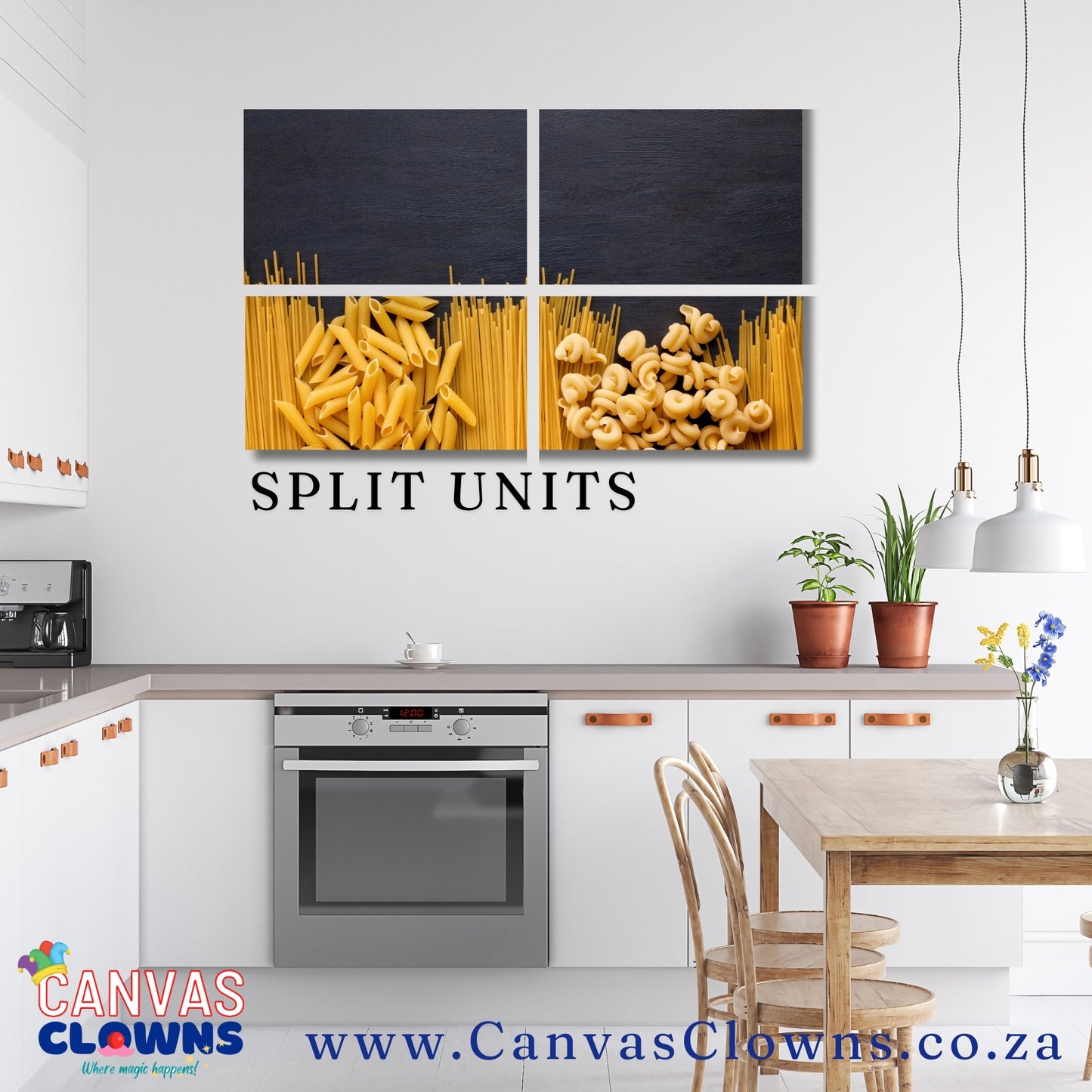 4 piece Split Unit - Pasta