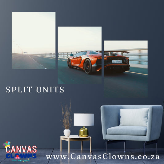 3 piece Split Unit - Car on Bridge