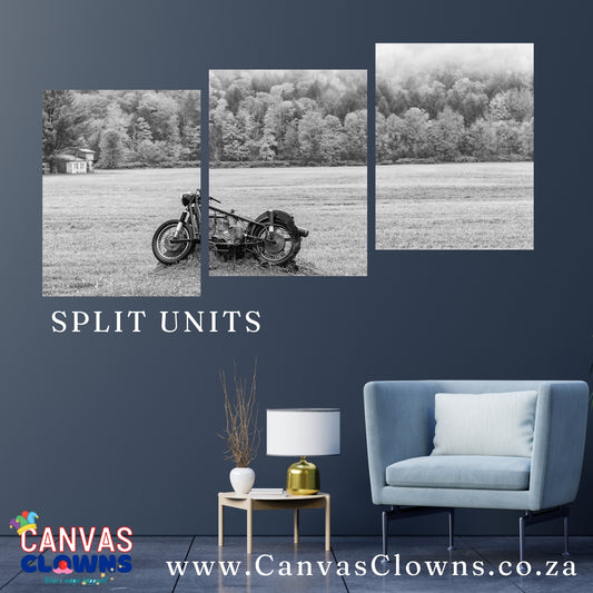 3 piece Split Unit - Vintage Motorcycle