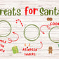 Treats For Santa A4 Canvas Board